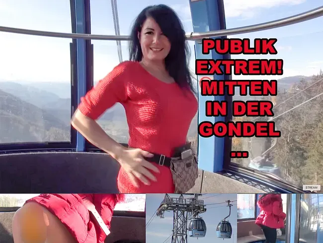 PUBLIK EXTREM! MITTEN IN DER GONDEL ARSCH GEFICKT!