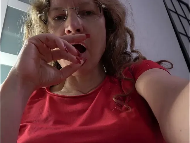 Ich finger mich anal