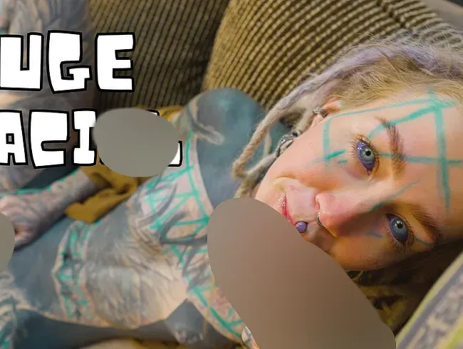 Alternative Dreadhead in high heels fucks BWC, ANAL GAPES, FACIAL