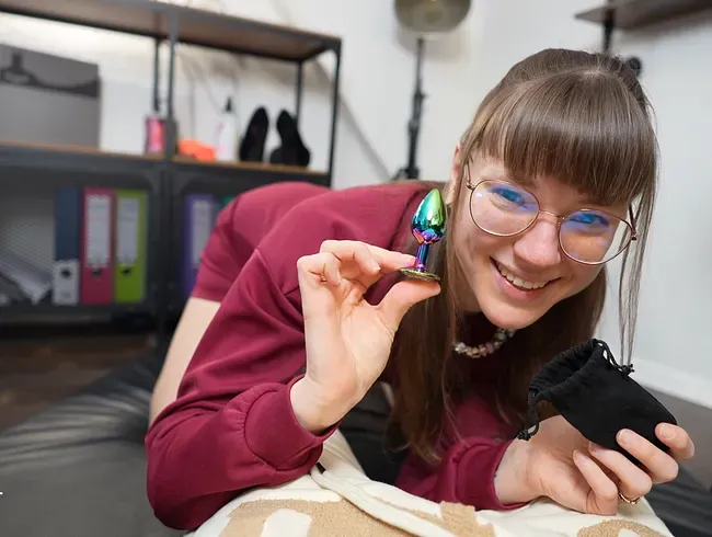 U?berraschungs Arschfick mit XXL Creampie !!