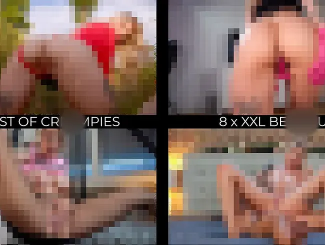 Endlich schwanger? BEST OF XXL CREAMPIES - 8x Pussy-Besamung