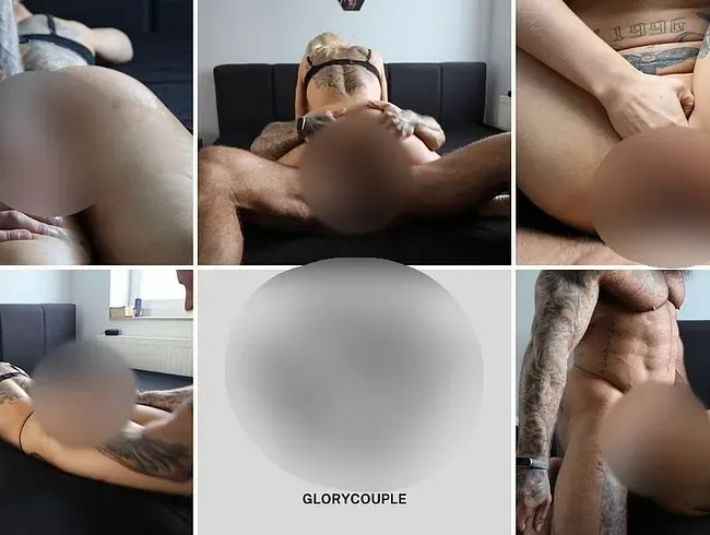 Analer Creampie nach geiler Pomassage - glorycouple_x Anal Video