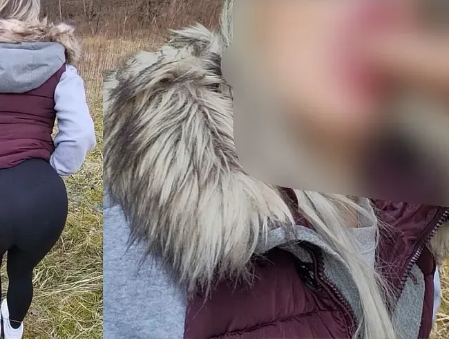 OMG ! Erst fickt er mich trocken in den Arsch und dann ruiniert er meine Jacke mit Sperma.. CUMWALK