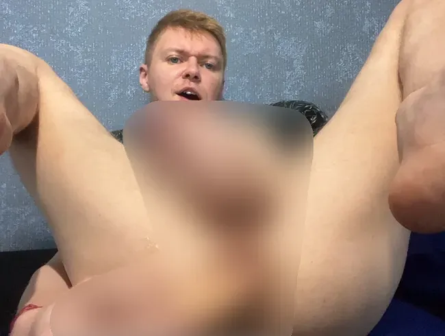 Sperma mit Dildo in meinem Arsch