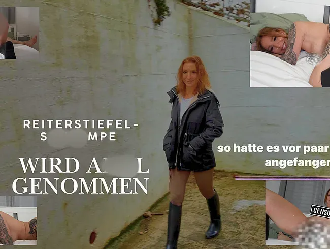Reiterstiefel-Schlampe lässt sich Arsch quasi entjungfern - Sexy-Rachel