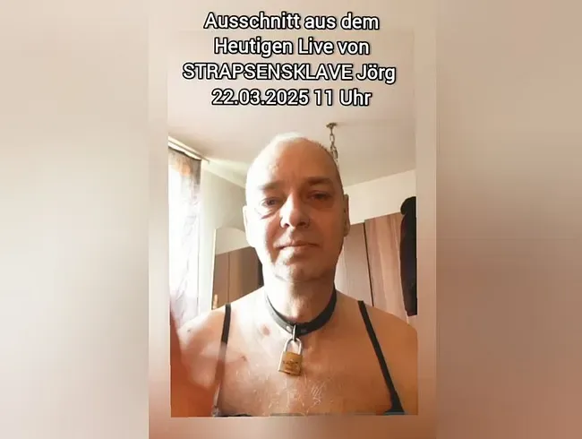 STRAPSENSKLAVE LIVE vor der Webcam 22 03.2025(Ohne ton)