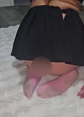 Höschen schnüffeln und lecken