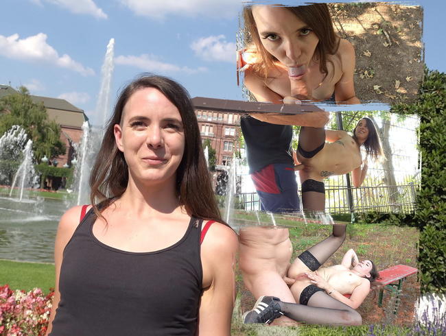 GERMAN SCOUT - Mina aus Mannheim Outdoor im Wald blank Anal gefickt